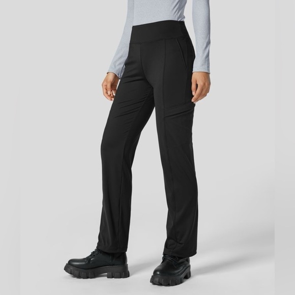 Halara Flex™ Mid Rise Multiple Pockets Cool Touch Work Straight Leg Pants XS - Picture 3 of 4